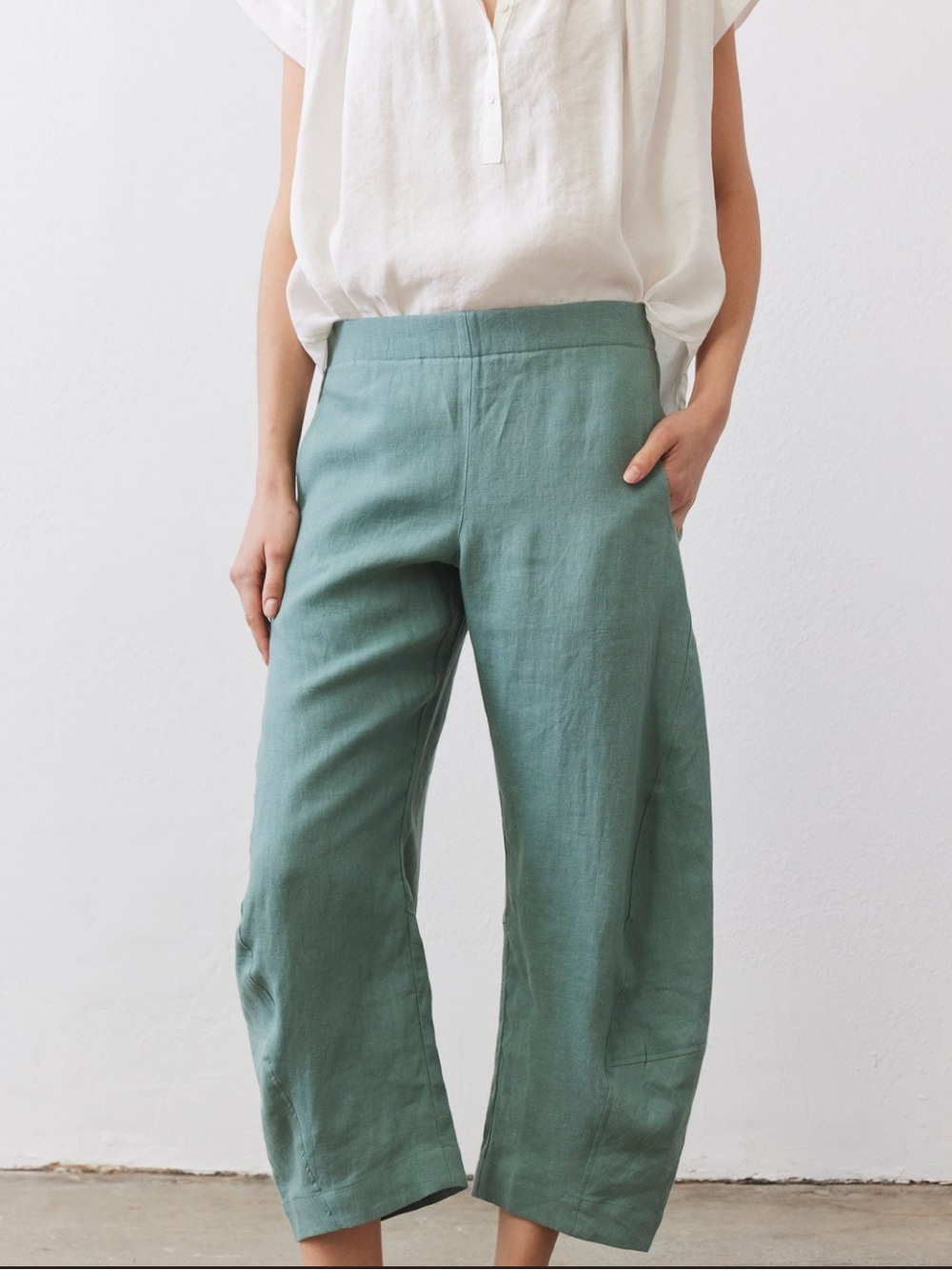 NWT Ruti The On the Loose Work Linen Pants